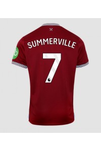 Fotbalové Dres West Ham United Crysencio Summerville #7 Domácí Oblečení 2025-26 Krátký Rukáv